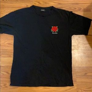 Black wild heart tee shirt